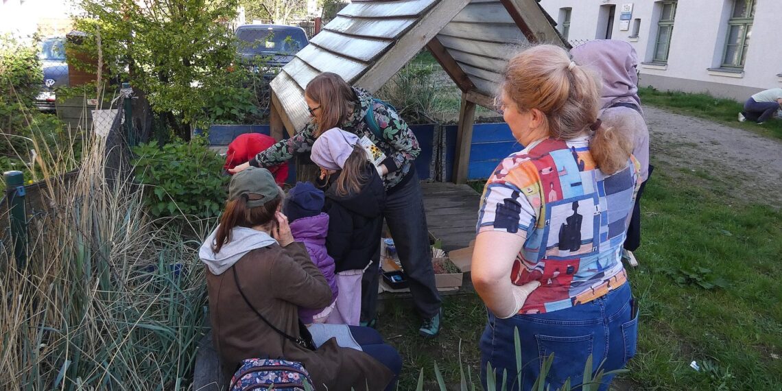 Podwórko to twoja przestrzeń. Na Biskupiej Górce organizowane są warsztaty dbania o wspólną zieleń