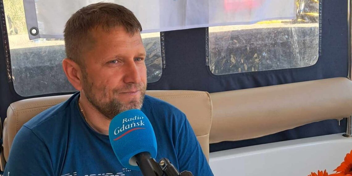 Praca jest jego pasją. Daniel Domagalski czarteruje łodzie na Pętli Żuławskiej