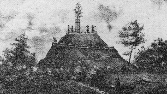 Jaśkowa Dolina Królewskie Wzgórze w połowie XIX wieku