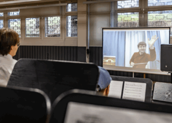 Próby online do spektaklu operowego. Łączyły się Gdańsk, Helsinki i Modena