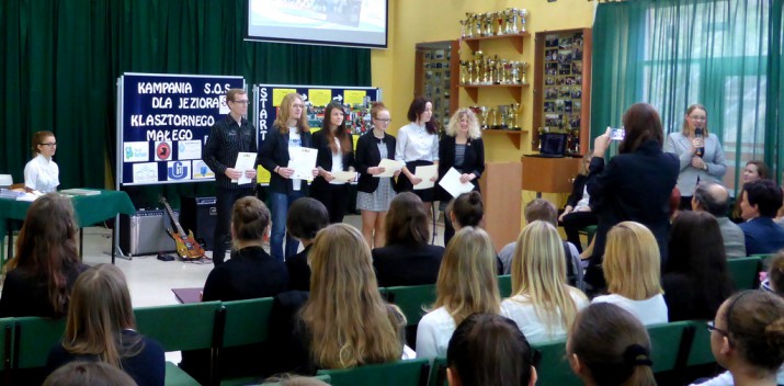 SOS dla jeziora. Podsumowanie kampanii w I LO w Kartuzach