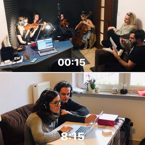 Dobrze jest wspólnie pokolędować, ale jeszcze lepiej nagrać płytę, jak na Osowej w Empire Music School