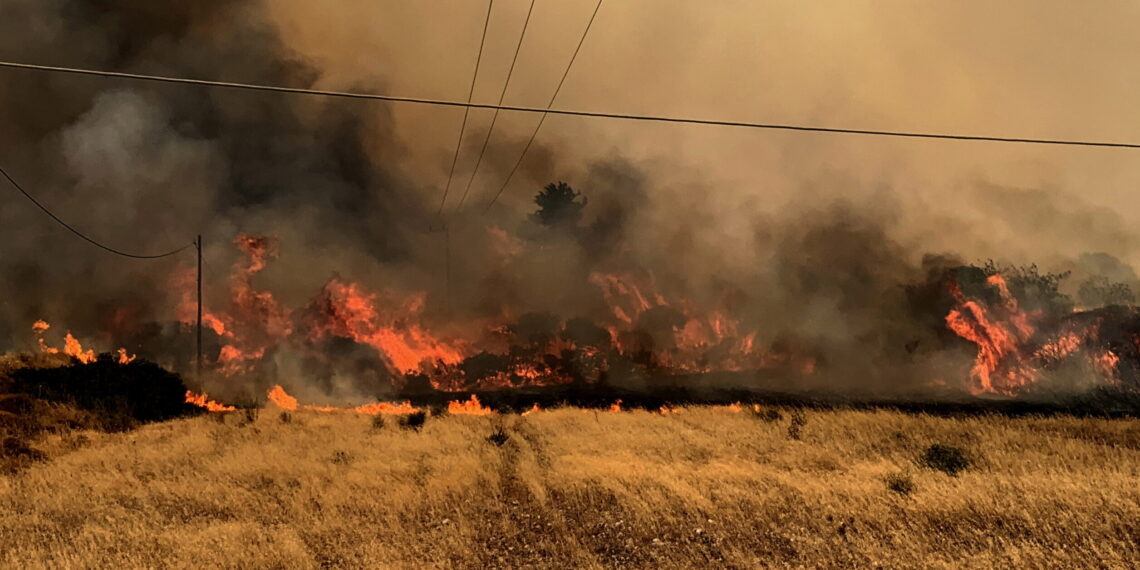 Pożary trawią kolejne tereny w Grecji. „Brak informacji dla turystów musi być katastrofalny”