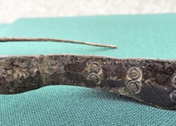 Odkrycie w Tczewie. Pan Tomasz znalazł zabytek sprzed dwóch tysięcy lat.