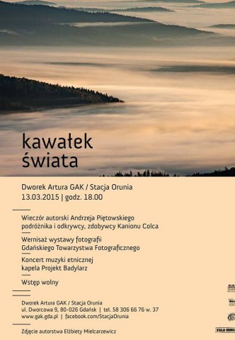 Kawałek Świata i wystawa zdjęć podróżników na Oruni