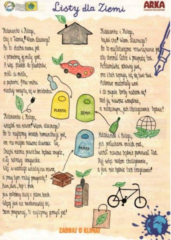 Parking przed szkołą w Pruszczu pełen rowerów, a w szkole lekcje ekologii