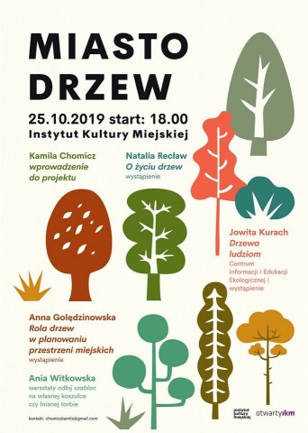 miasto drzew plakat