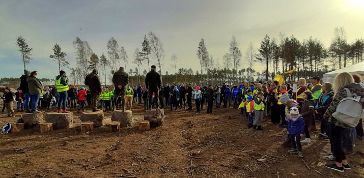1600 osób sadziło las w okolicach Lipusza. Akcja „Do nasadzenia” przeszła najśmielsze oczekiwania organizatorów