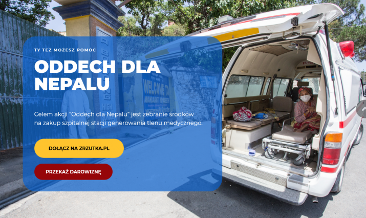 Oddech dla Nepalu. Gdańszczanka zbiera fundusze na stację tlenu medycznego