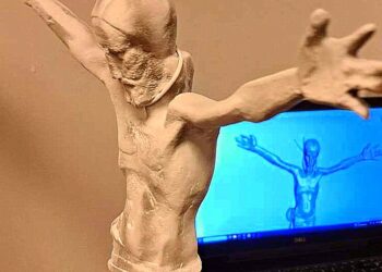 Chrystus, psie łapy i ręka wujka artysty – rozmowa o druku przestrzennym